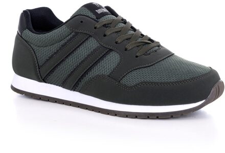 Tonny Zwart Lux Faux Lederen Anti-Slip Zool Casual Licht Kaki Unısex Sportschoenen TB202-2 _ 110 42