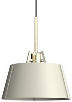 Tonone Bella Hanglamp - Lichtgrijs - Messing