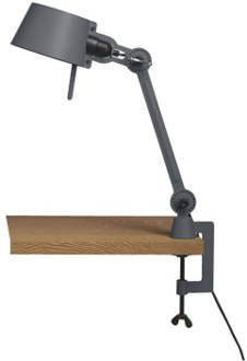 Tonone Bolt 1 arm bureaulamp small met tafelklem midnight grey Grijs