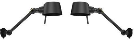 Tonone Bolt Bed Sidefit met stekker Wandlamp Set van 2 - Zwart