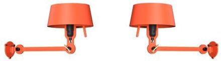 Tonone Bolt Bed Underfit met stekker Wandlamp Set van 2 - Oranje