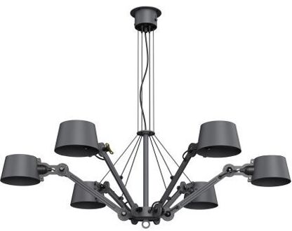 Tonone Bolt Chandeliers 6 arm Kroonluchter - Donkergrijs