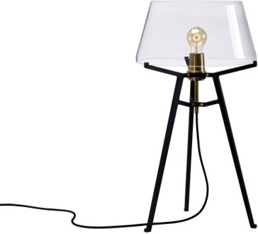 Tonone Ella Tafellamp - Zwart - Transparant