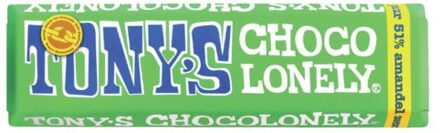 Tony's Chocolonely chocoladereep Puur Amandel Zeezout - 35 x 47 gram