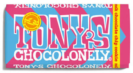 Tony's Chocolonely - Melk Choco Chip Cookie 180 Gram 15 Stuks