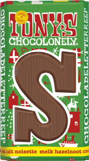 Tony's Chocolonely Tony’s chocolonely letterreep s - melk hazelnoot