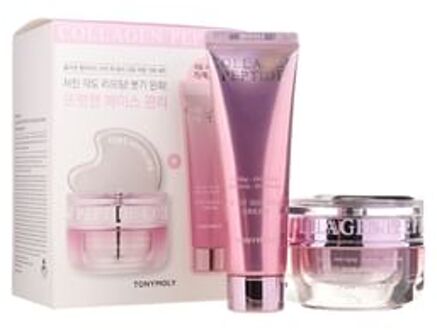 TONYMOLY Collagen Peptide V Fit Guasha Cream Special Set - Gezichtscrème + Gua Sha