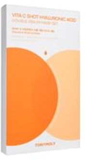 TONYMOLY Double Serum Mask Set - 3 Types Vita C Shot Hyaluronic Acid
