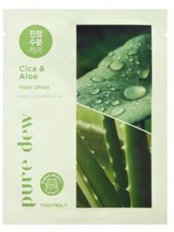 TONYMOLY Pure Dew Mask Sheet - 4 Types Cica & Aloe