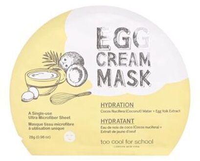 Too cool for school Egg Cream Mask - Gezichtsmasker