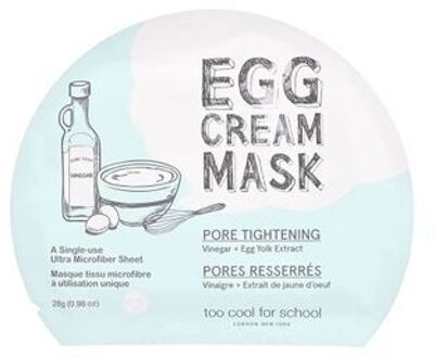 Too cool for school Egg Cream Mask Pore Tightening