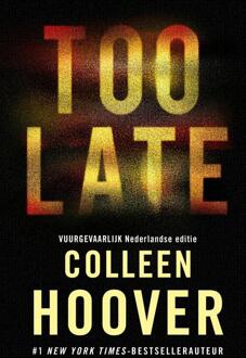 Too late - Colleen Hoover - ebook