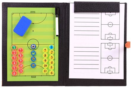 Tool Magnetische Klembord Accessoires Waterdicht Voetbal Tactiek Boord Coaching Training Onderwijs Begeleiding Met Pen Pu Leer