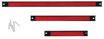 Toolland Gereedschapshouder, magnetisch, set, 3 stuks, staal, rood/zwart Wit