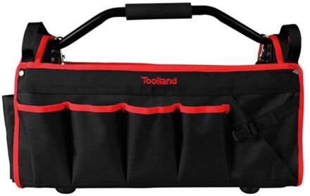 Toolland gereedschapstas 50 x 24 x 33 cm nylon/staal zwart