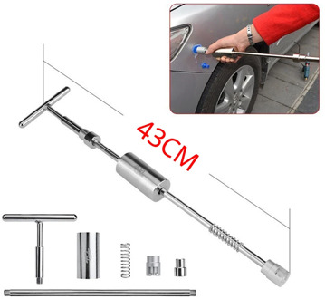Tools Auto Repair Tool Car Dent Repair Dent Puller Kit 2 in 1 Slide Hammer Reverse Hammer Glue 43 cm long S