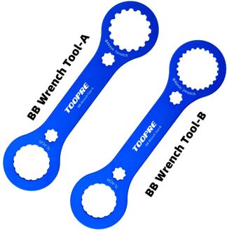 Toopre Multifunctionele Fiets Trapas Sleutel Aluminium 44/46Mm Remover Tool Voor BB51/BB52/BB70/MT500 BBR9100/Xtr Dub type A B