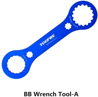 Toopre Multifunctionele Fiets Trapas Sleutel Aluminium 44/46Mm Remover Tool Voor BB51/BB52/BB70/MT500 BBR9100/Xtr Dub type A