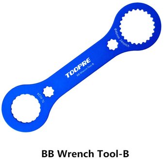 Toopre Multifunctionele Fiets Trapas Sleutel Aluminium 44/46Mm Remover Tool Voor BB51/BB52/BB70/MT500 BBR9100/Xtr Dub type B