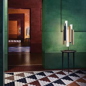 Toot - veelkleurige LED tafellamp wit, antraciet, zilver, goud, beige