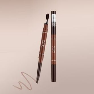 Toothbrush Eyebrow Pencil - 4 Colors #02 Chocolate Brown - 350mg