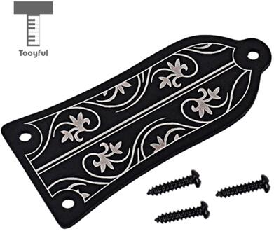 Tooyful Duurzaam Legering Bel Vorm Truss Rod Cover Voor Les Paul Elektrische Gitaar Diy Onderdelen