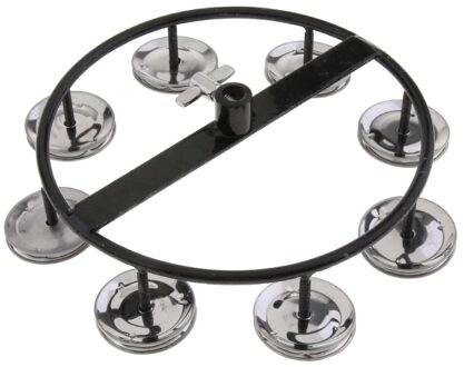 Tooyful Professionele 4 Pairs Ritme Hi Hoed Tamboerijn Met Enkele Rij Voor Drum Set