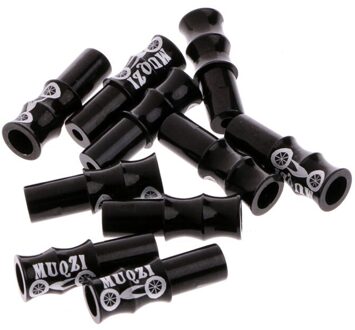 Top 10Pcs Fiets Fietsen Brake Derailleur Shifter Kabel End Crimps 4Mm zwart