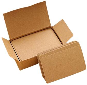 Top 180 Stuks Blanco Speelkaarten Witte Lege Index Flash Kaarten Diy Graffiti Game Card Bruin