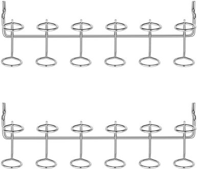 Top 2 Stuks Schroevendraaier Houder Pegboard Multi-Tool Houder Accessoire Pegboard Accessoires Multi-Ring Gereedschaphouder Voor Pegboard