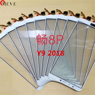 Top 5.93 "Voor Huawei Y9 Genieten 8 Plus FLA-LX1 FLA-LX2 FLA-LX3 Touch Screen Digitizer Voor Glas Panel sensor zwart