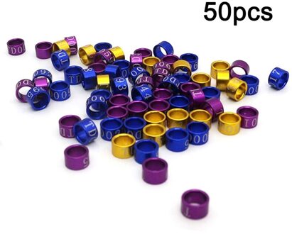 Top 50 Stuks Duif Bands Vogel 5Mm Voet Ring Soorten Identificeren Training Ringen Huisdier Vogel Mar-18