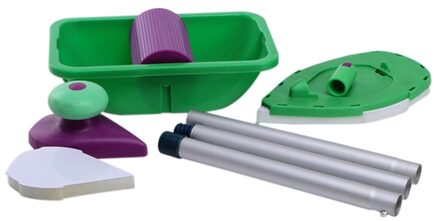 Top 9 Stks/set Huishoudelijke Schilderij Borstel Decoratieve Handgereedschap Multifunctionele Verfroller Lade Spons Kits Voor Wanddecoratie