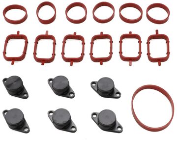 Top Auto-Styling 6x33/22mm Swirl Blanks Flappen Reparatie Verwijderen Kit Met Intake Pakkingen voor M57 Auto Accessoires