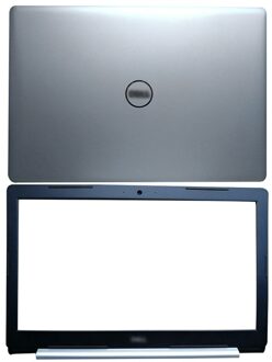 Top Back Cover Voor Dell Inspiron 15 5570 5575 Series Lcd Back Cover/Front Bezel/Palmrest/bottom Case Achterklep Cover Zilver AB hoes
