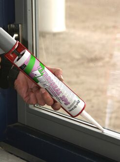 top-beglazingkit (hybri) grijs (1st.)