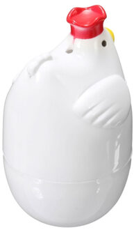 Top Chick-Vormige 1 Gekookt Ei Stoomboot Stoomboot Stamper Magnetron Eierkoker Koken Gereedschap Keuken Gadgets Accessoires Gereedschap