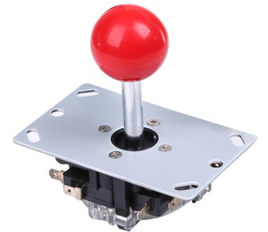Top Classic 4/8 Manier Arcade Game Joystick Bal Joy Stick Rode Bal Vervanging Toepassingen Voor 4 Microschakelaars Detecteren Op/Off Positie