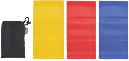 Top fit tpe weerstandsband (set van 3) - maat One size Blauw