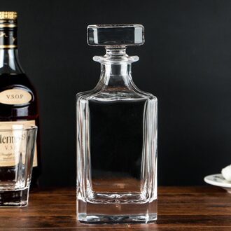 Top Grade Glass Crystal Decanter Fles Set Kristal Glas Whisky Karaf Fles Wijn Decanter Set