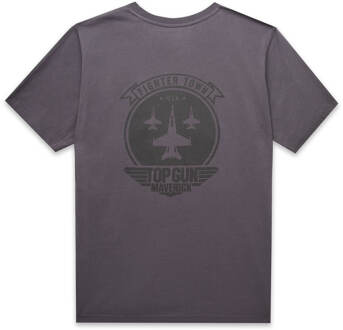 Top Gun Fighter Town Unisex T-Shirt - Charcoal - M Zwart