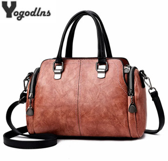 Top-handle Bag Women Crossbody Bag Shoulder Bag Lady Simple Style Bag Fashion Women Handbags PU Leather Totes Bag