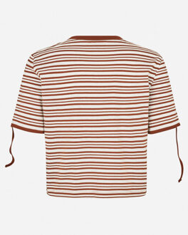 Top korte mouw 24819 janet - maat S Bruin