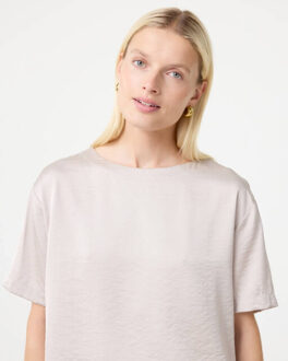 Top korte mouw 252p181 nori Beige - L