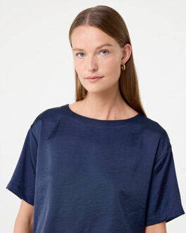 Top korte mouw 252p181 nori Blauw - L