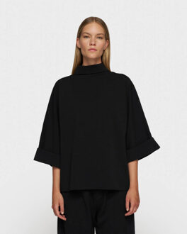 Top korte mouw 26-400-9900 Zwart - XL