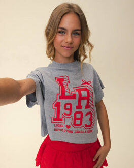 Top korte mouw 2611-5415-006 Grijs - 146/152