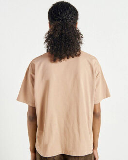 Top korte mouw fiz02ah Beige - S