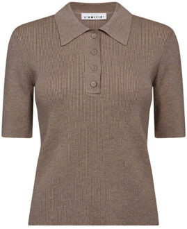 Top korte mouw hl10010 Bruin