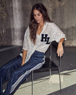 Top korte mouw hl10466 court - maat S Ecru